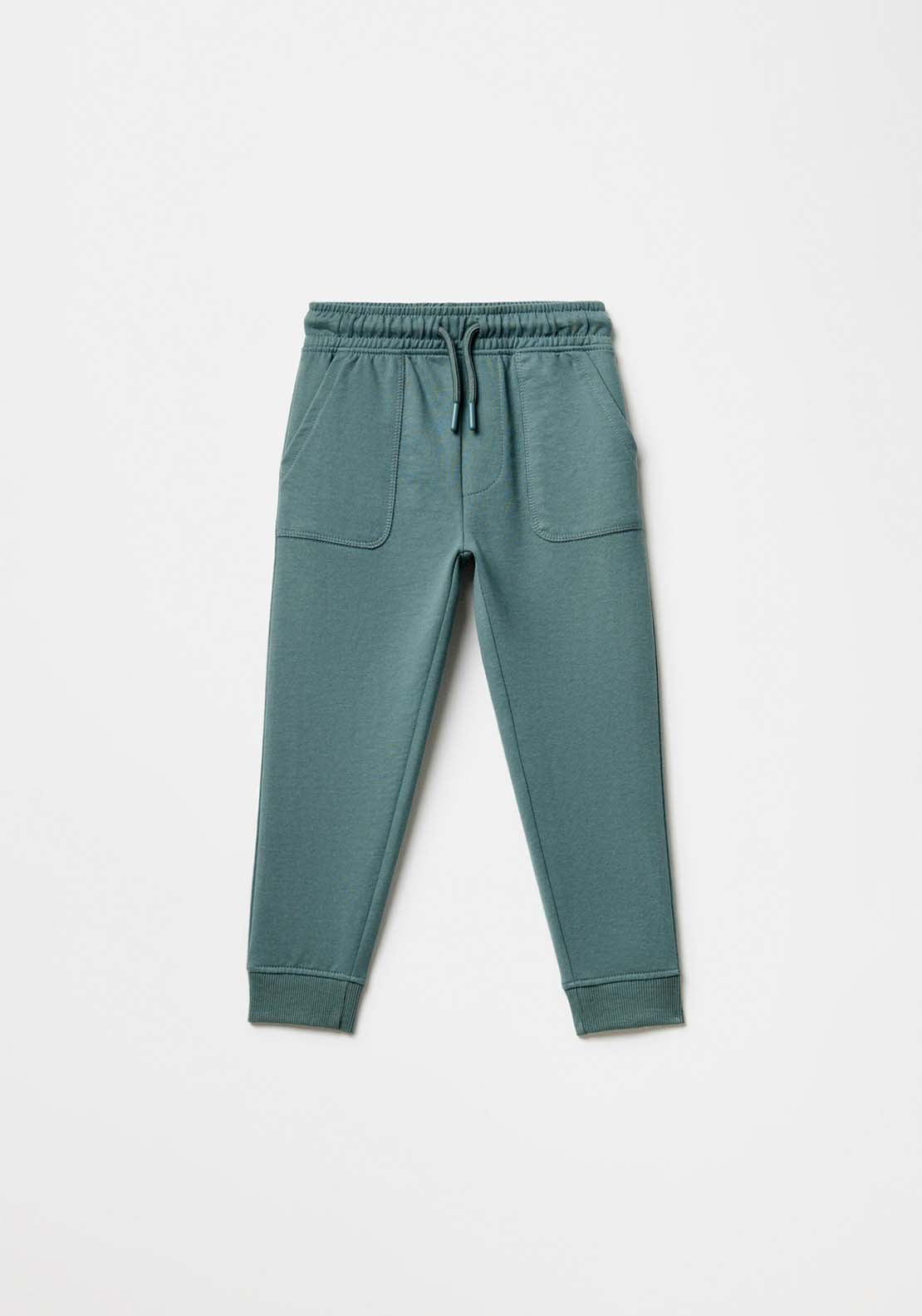 Sfera Pockets terry trousers - Green 4 Shaws Department Stores