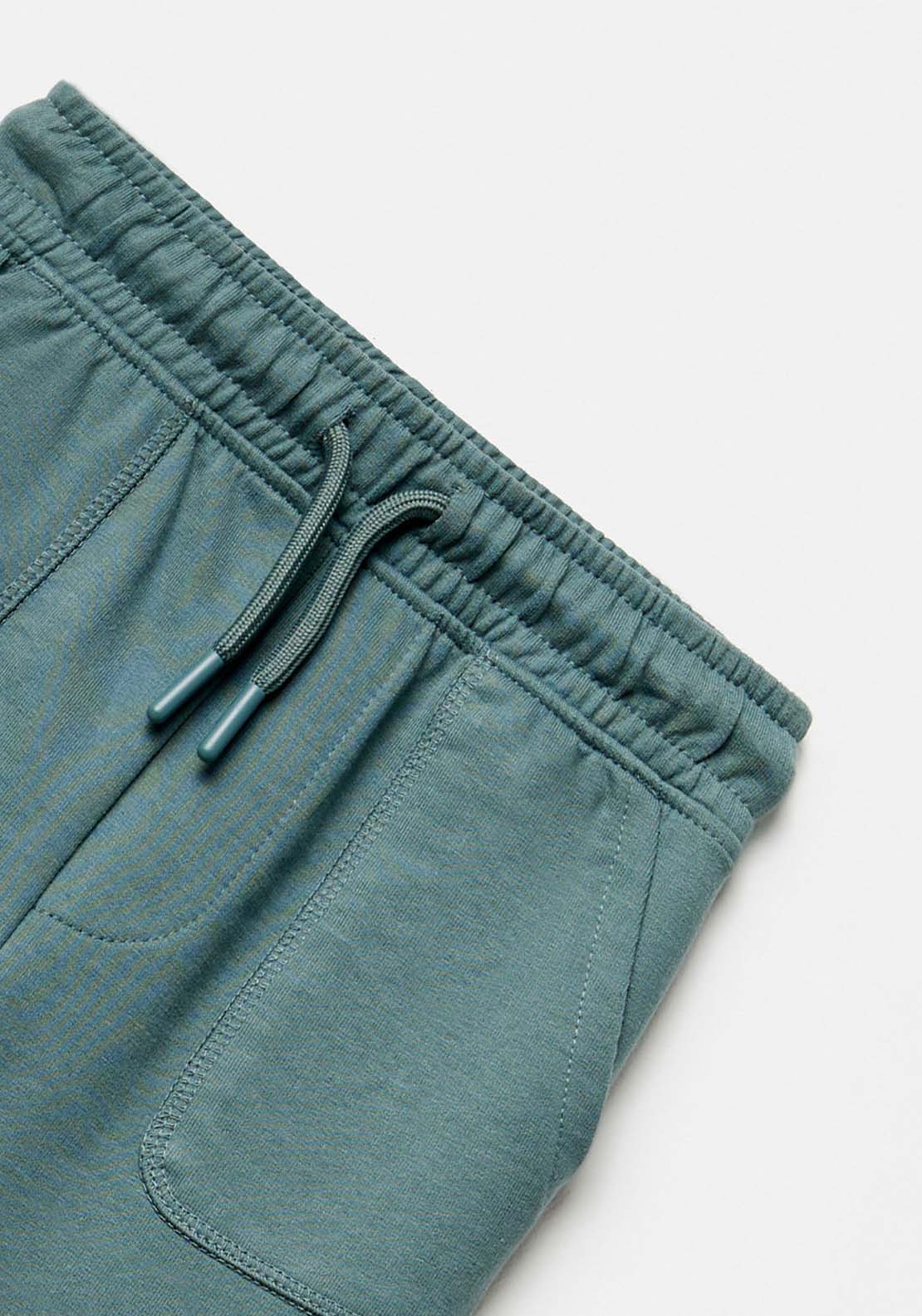Sfera Pockets terry trousers - Green 6 Shaws Department Stores