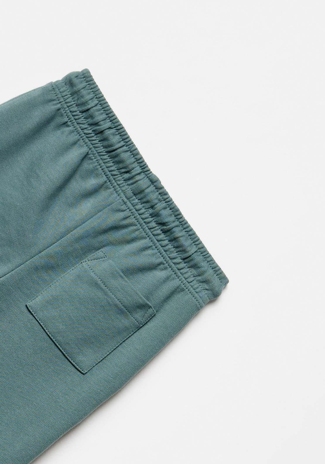 Sfera Pockets terry trousers - Green 7 Shaws Department Stores