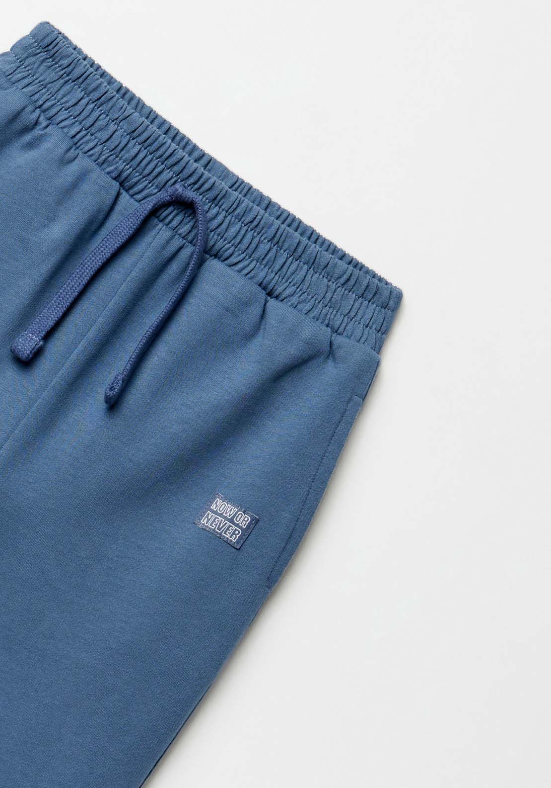 Sfera Basic terry trousers - Blue 2 Shaws Department Stores