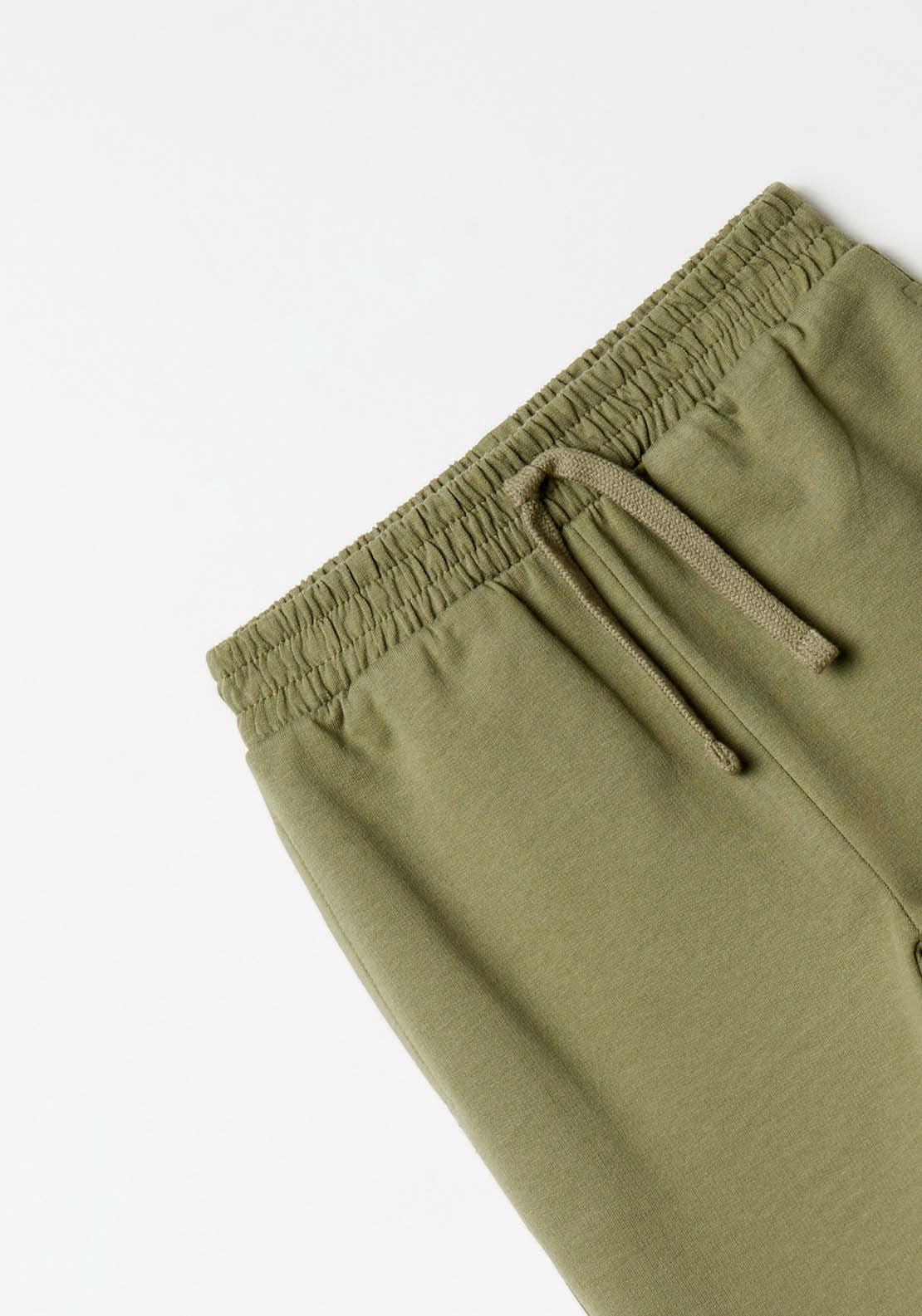 Sfera Basic terry trousers - Green 2 Shaws Department Stores