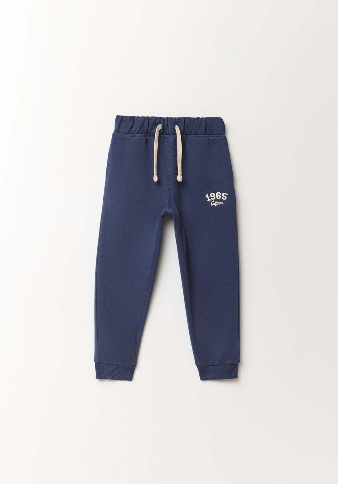 Pockets Plush Trousers - Blue