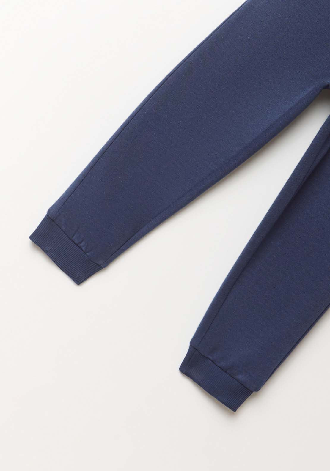 Pockets Plush Trousers - Blue