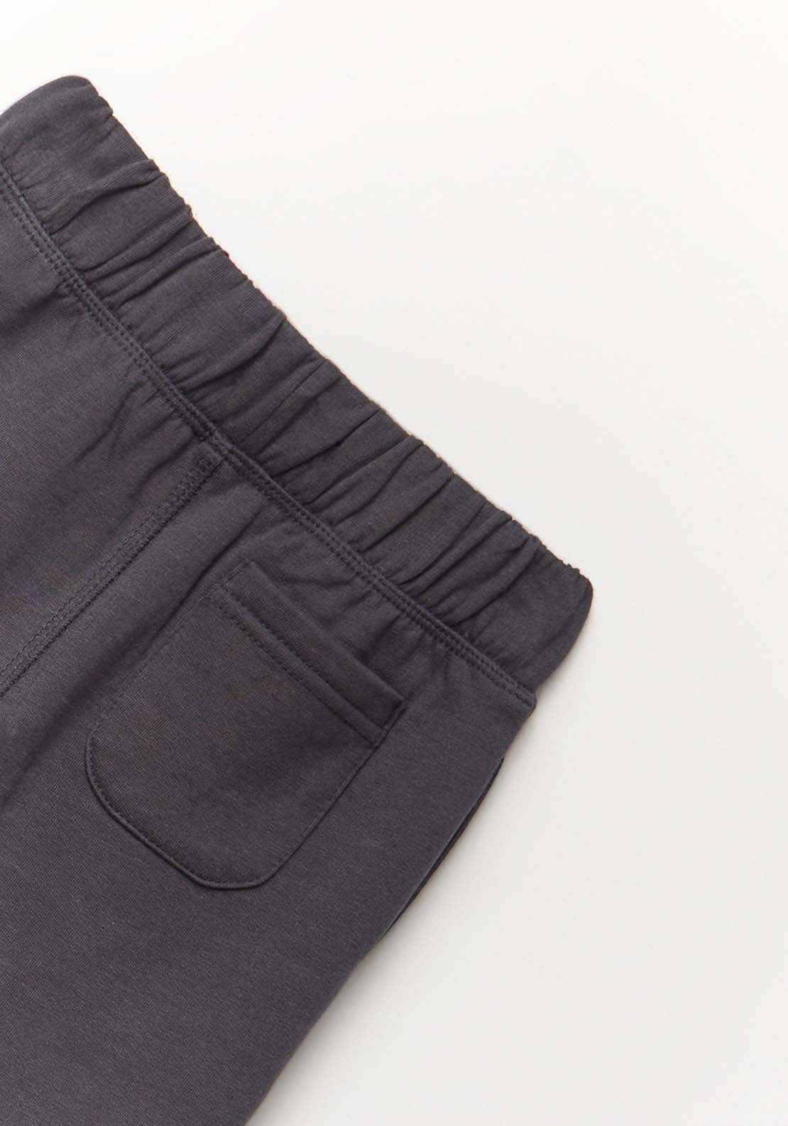 Pockets Plush Trousers - Black