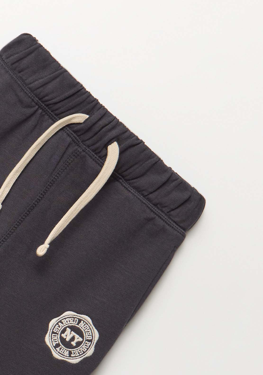 Pockets Plush Trousers - Black