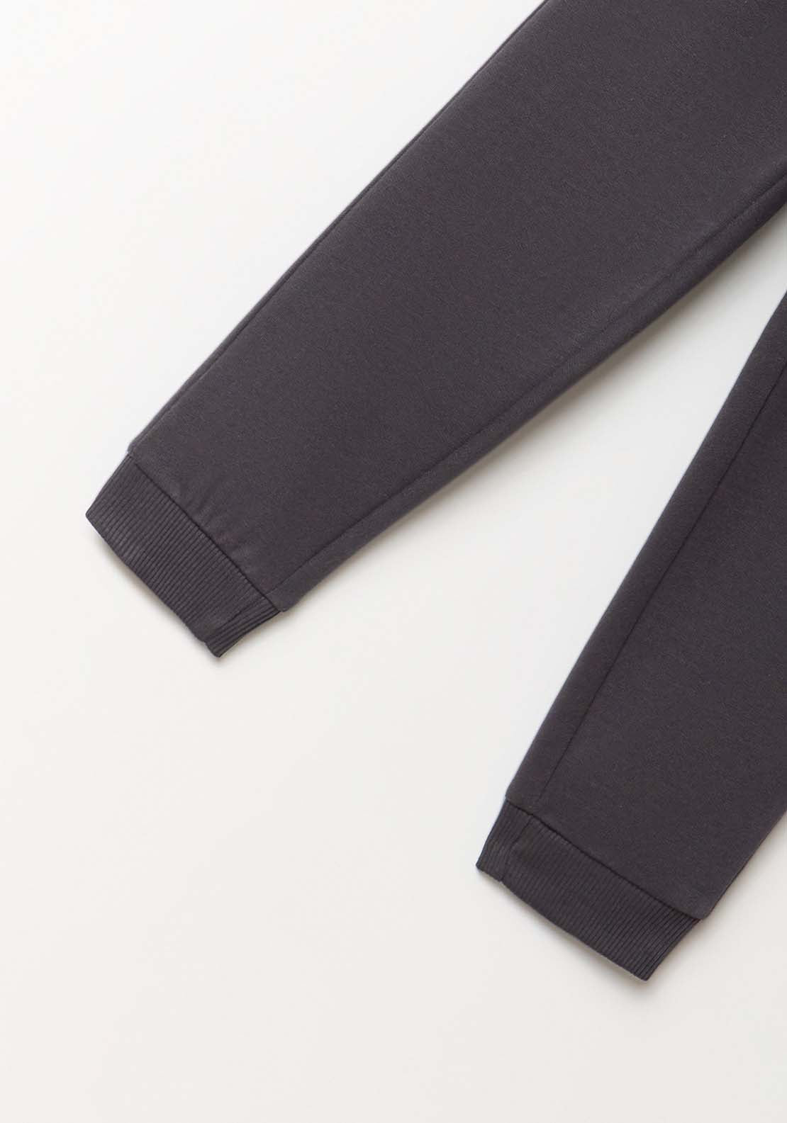 Pockets Plush Trousers - Black