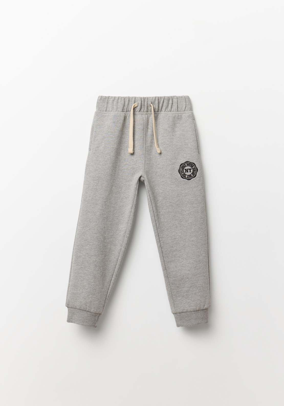 Pockets Plush Trousers - Grey