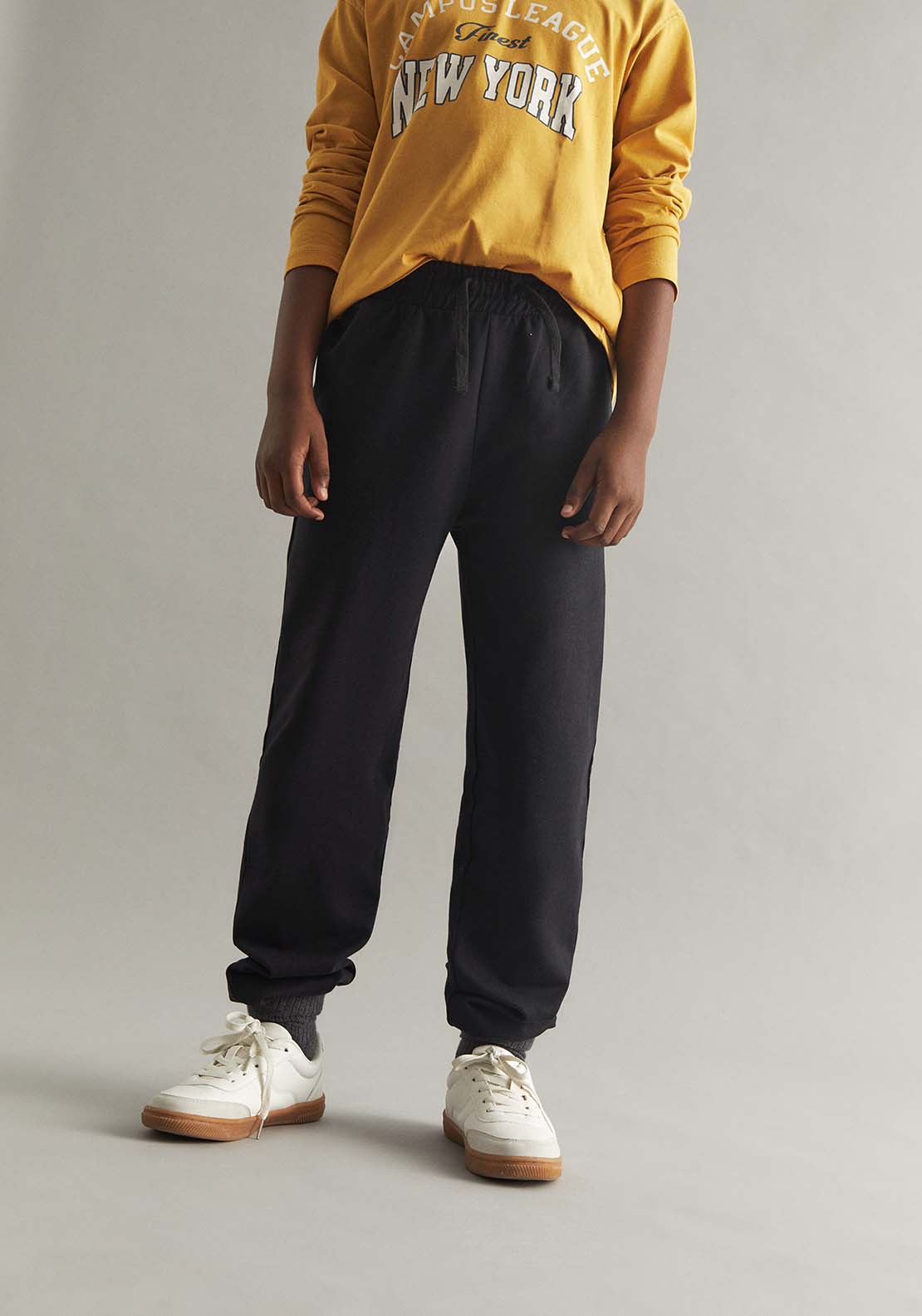 Basic Terry Trousers - Black