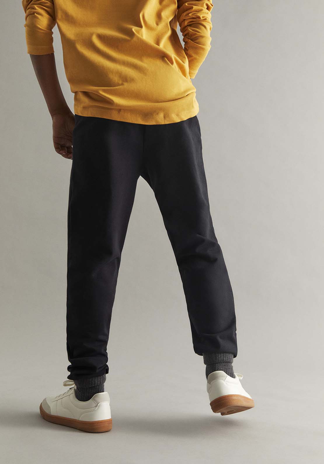 Basic Terry Trousers - Black