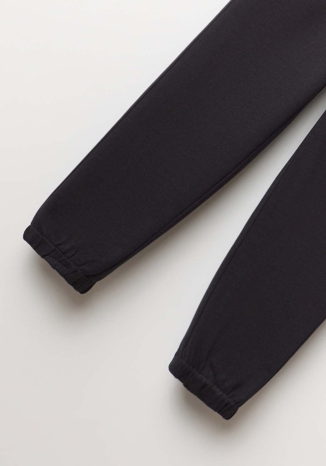 Basic Terry Trousers - Black