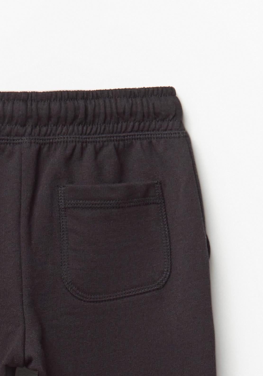 Terry Joggers With Pockets - Black
