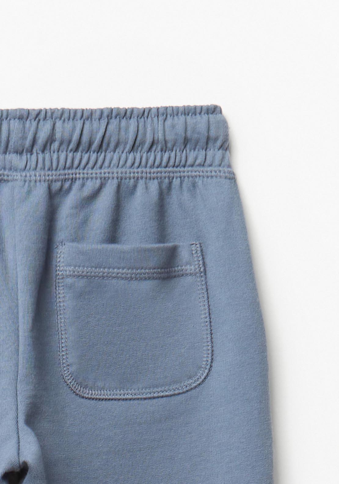 Sfera Terry Elastic Waistband Joggers - Blue 4 Shaws Department Stores