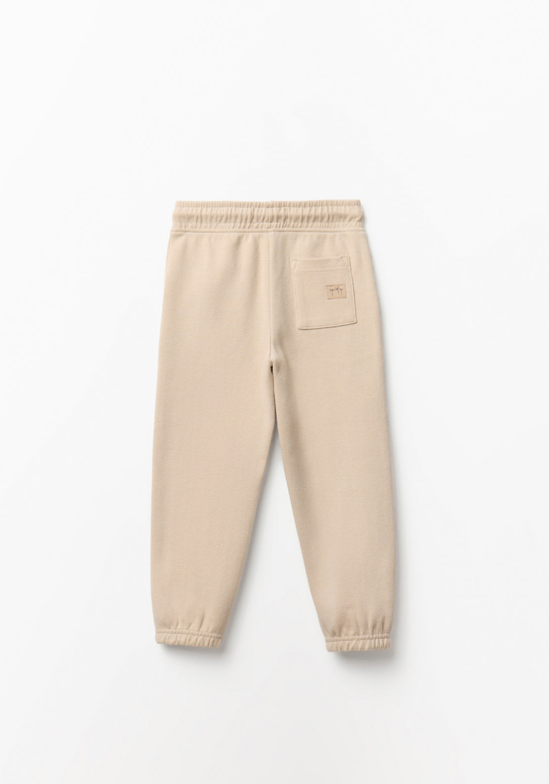 Basic Piqué Trousers - Cream