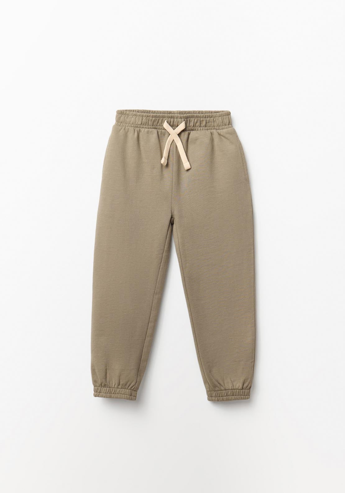 Basic Terry Plush Joggers - Green