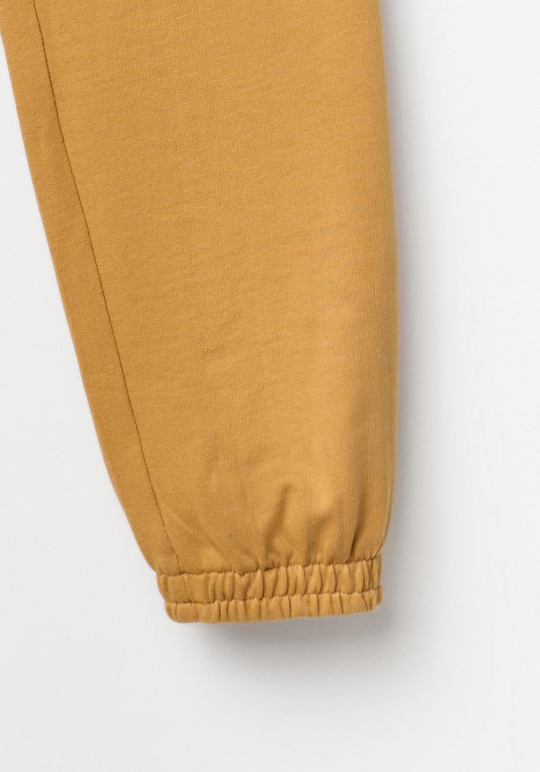 Basic Terry Plush Joggers - Yellow