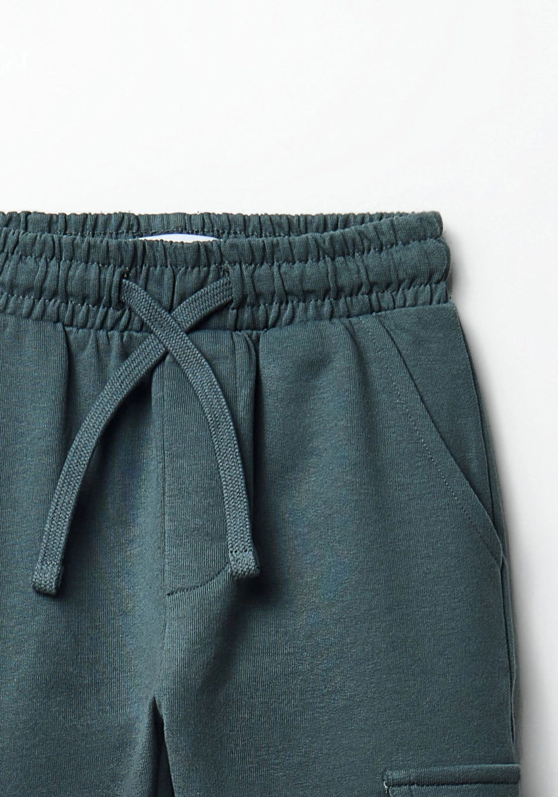 Cargo Joggers With Side Pockets - Green