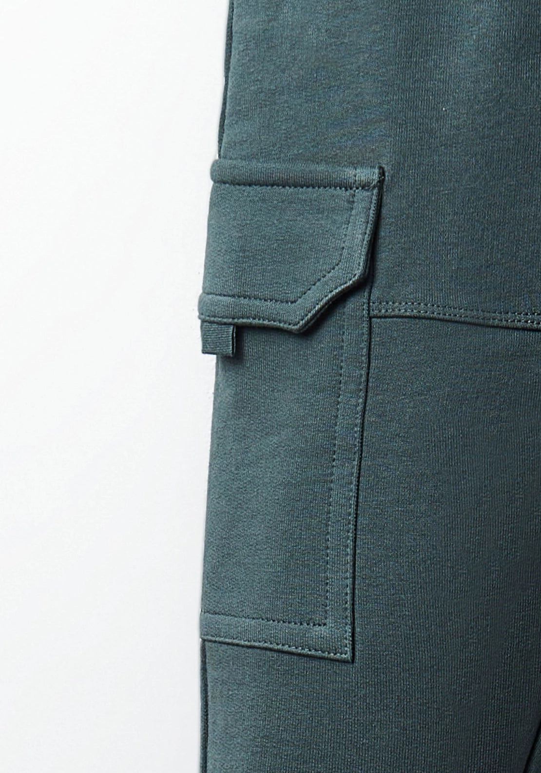 Cargo Joggers With Side Pockets - Green