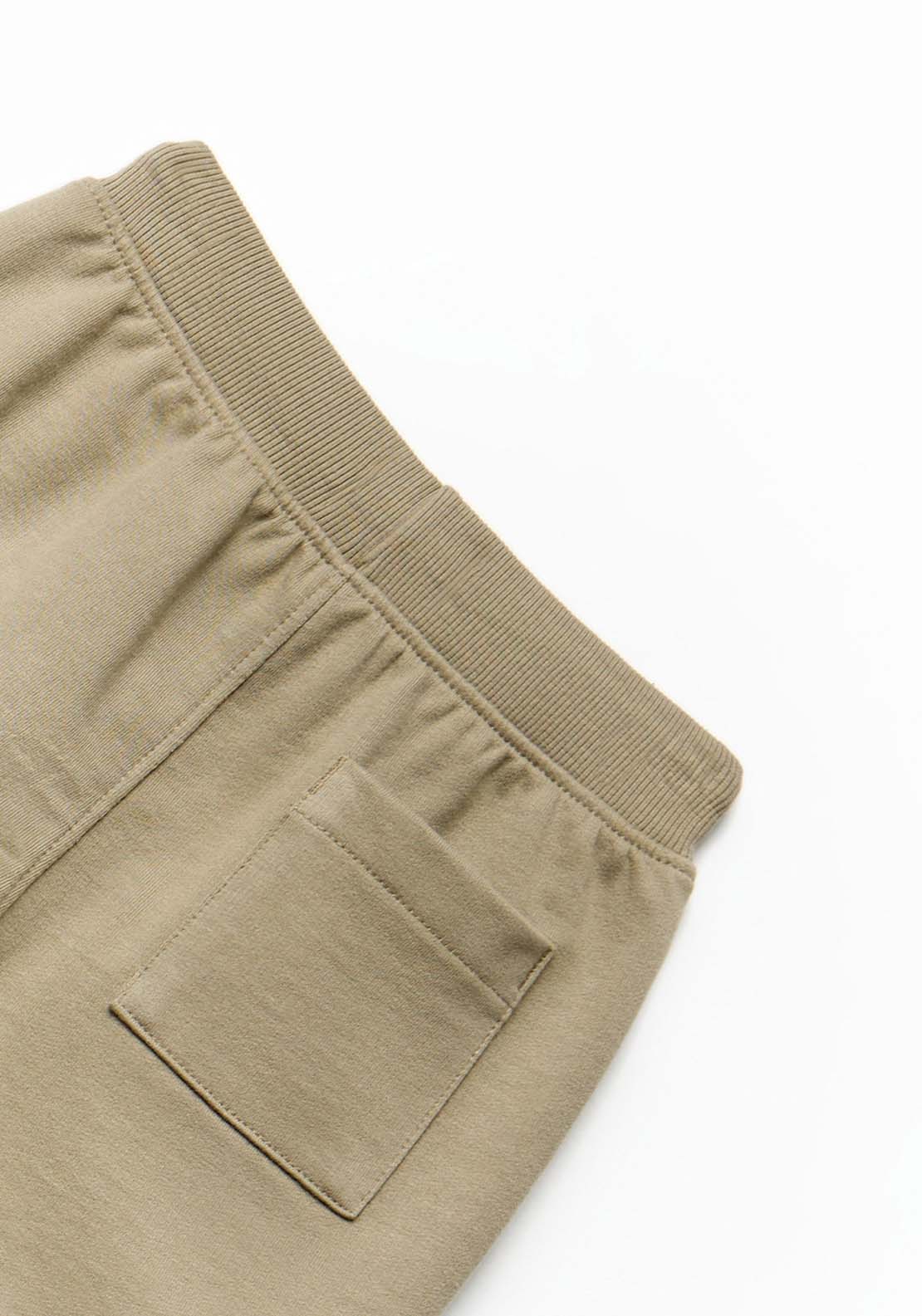 Basic Terry Bermuda Shorts - Green