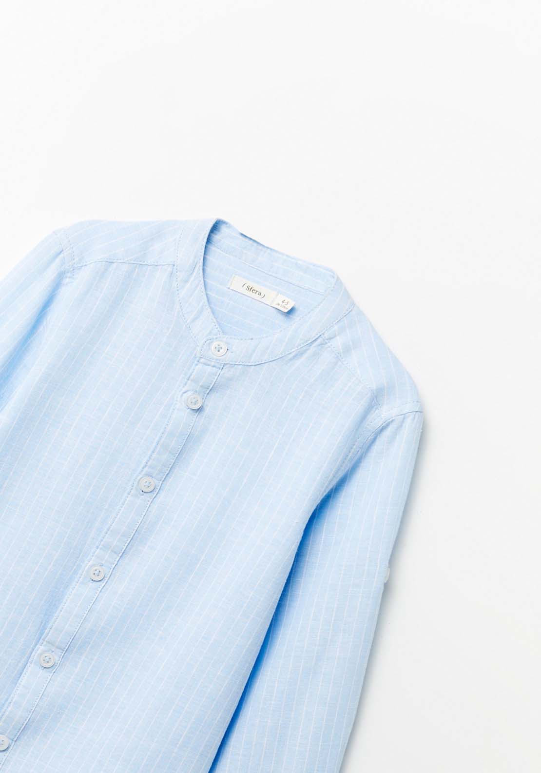 Sfera Formal Striped Shirt - Blue 2 Shaws Department Stores