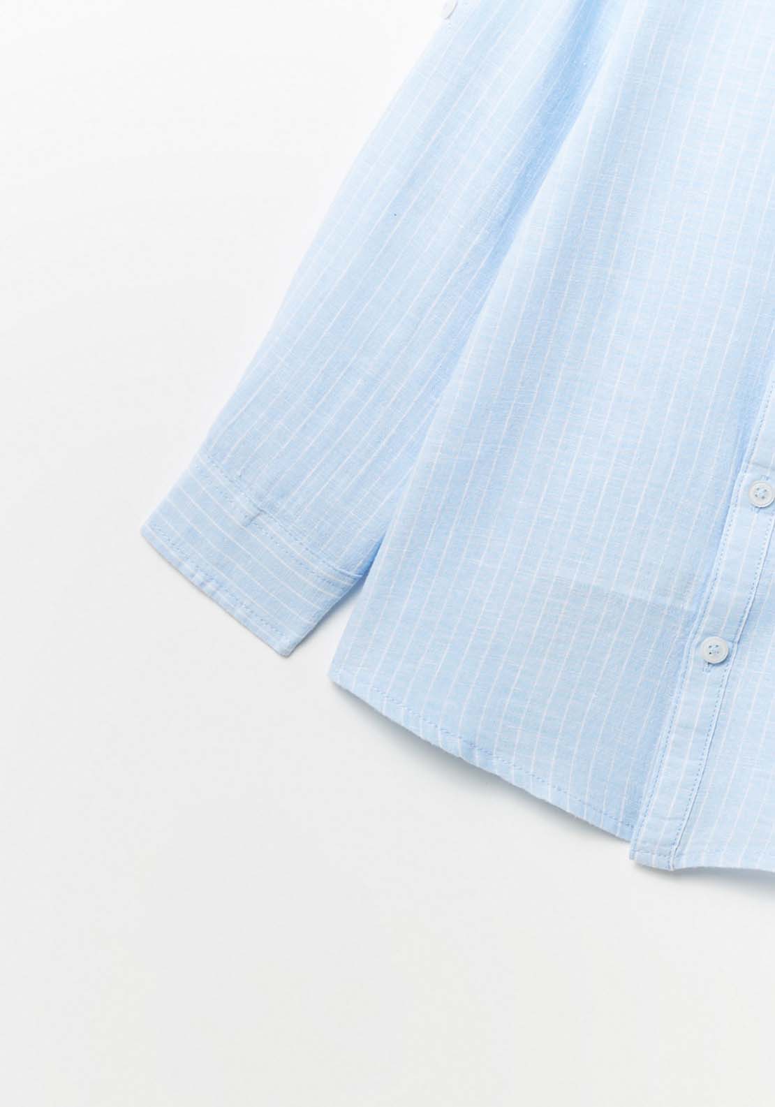 Sfera Formal Striped Shirt - Blue 3 Shaws Department Stores