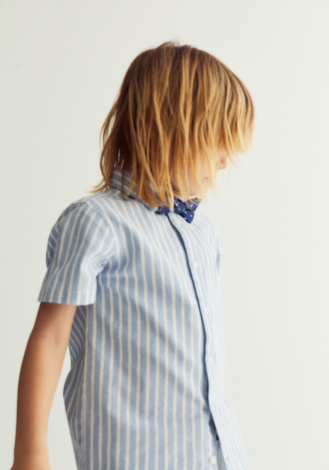 Sfera Short-Sleeved Oxford Shirt - Blue 5 Shaws Department Stores