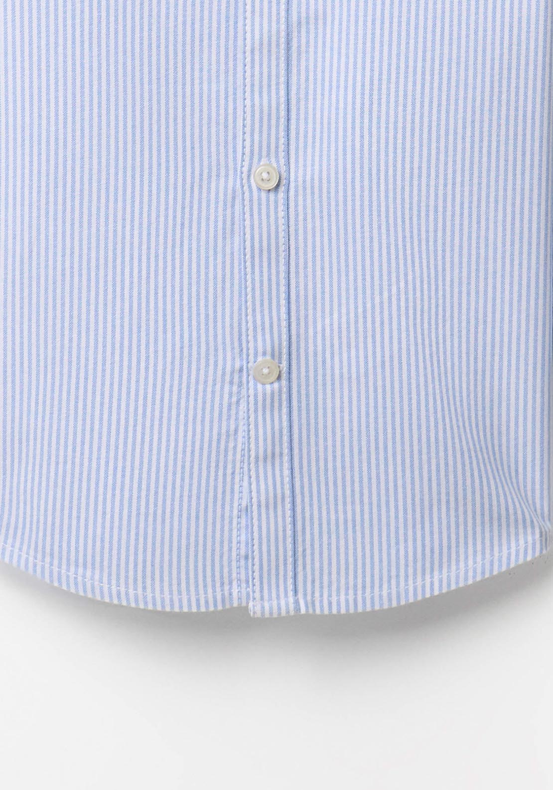 Striped Oxford Shirt - Blue