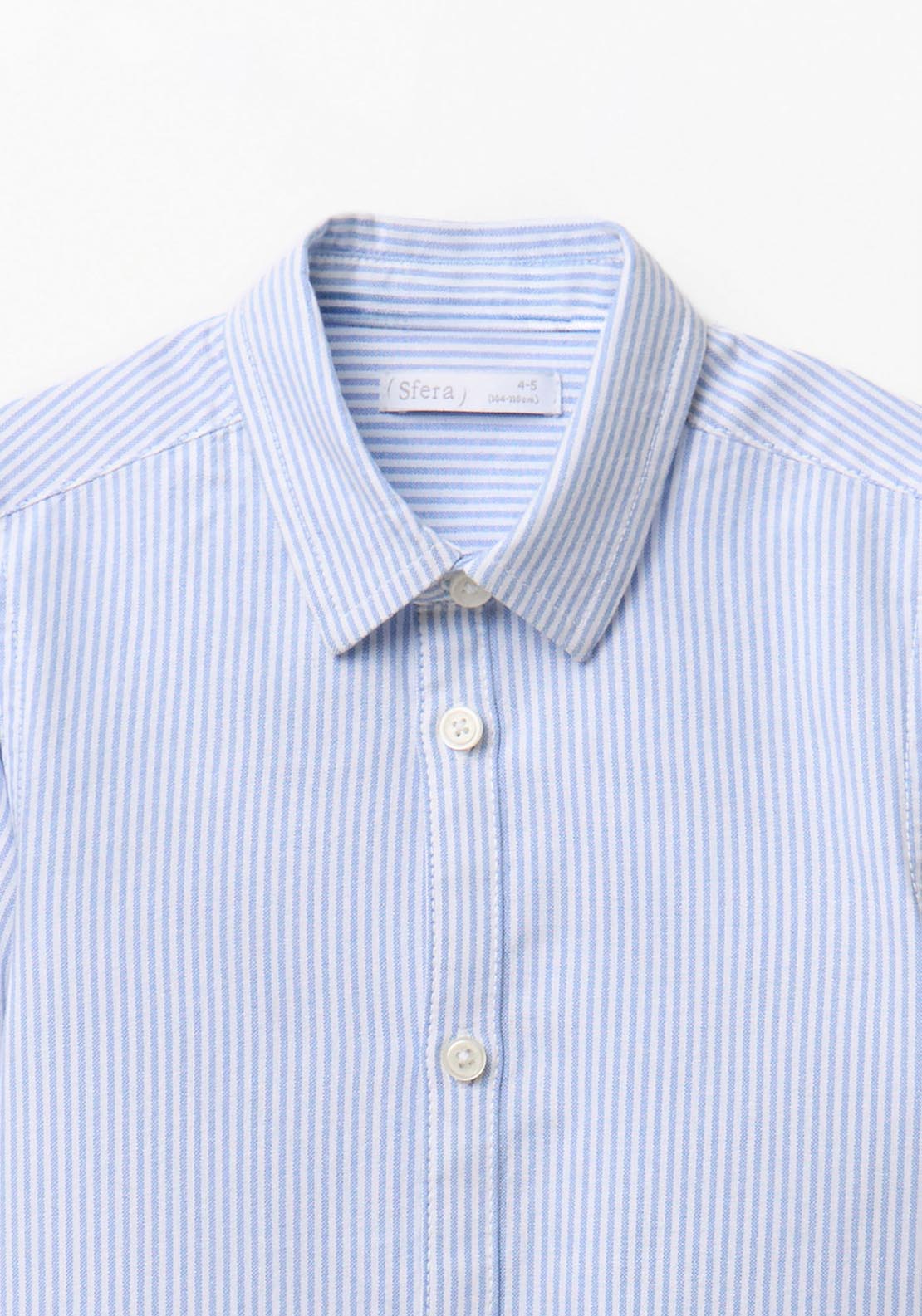 Striped Oxford Shirt - Blue