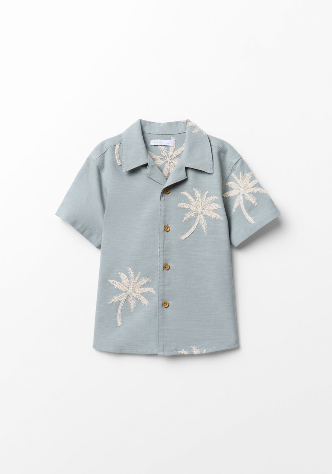 Embroidered Shirt - Green