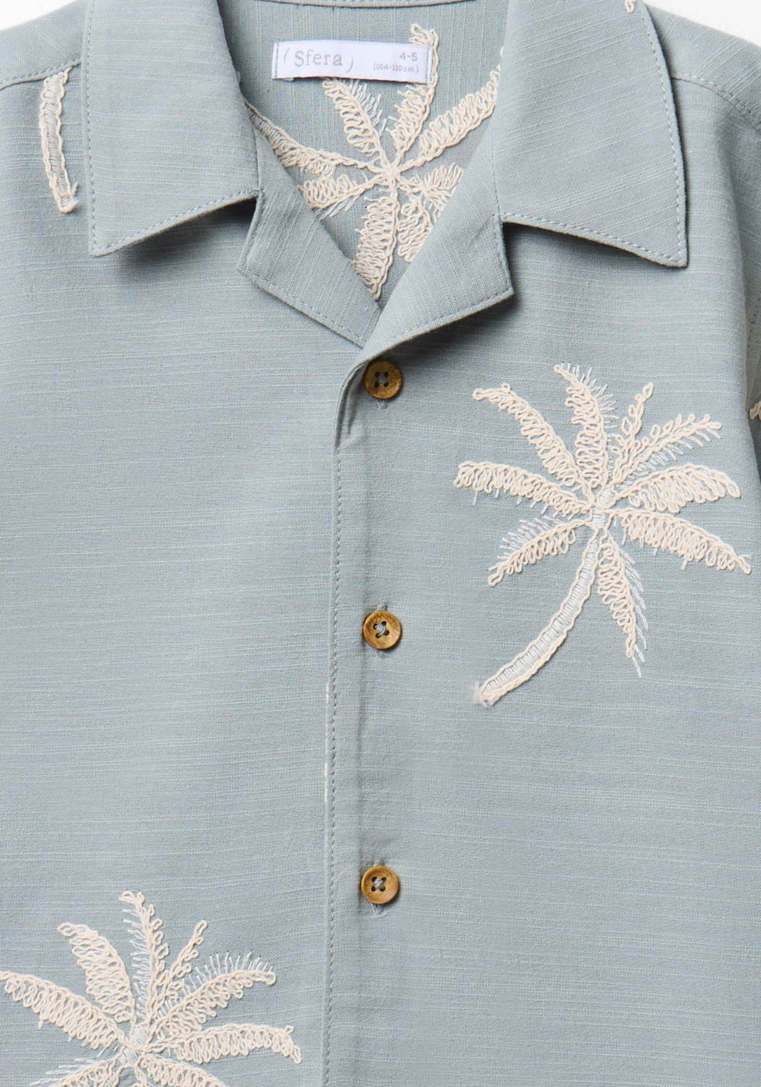 Embroidered Shirt - Green