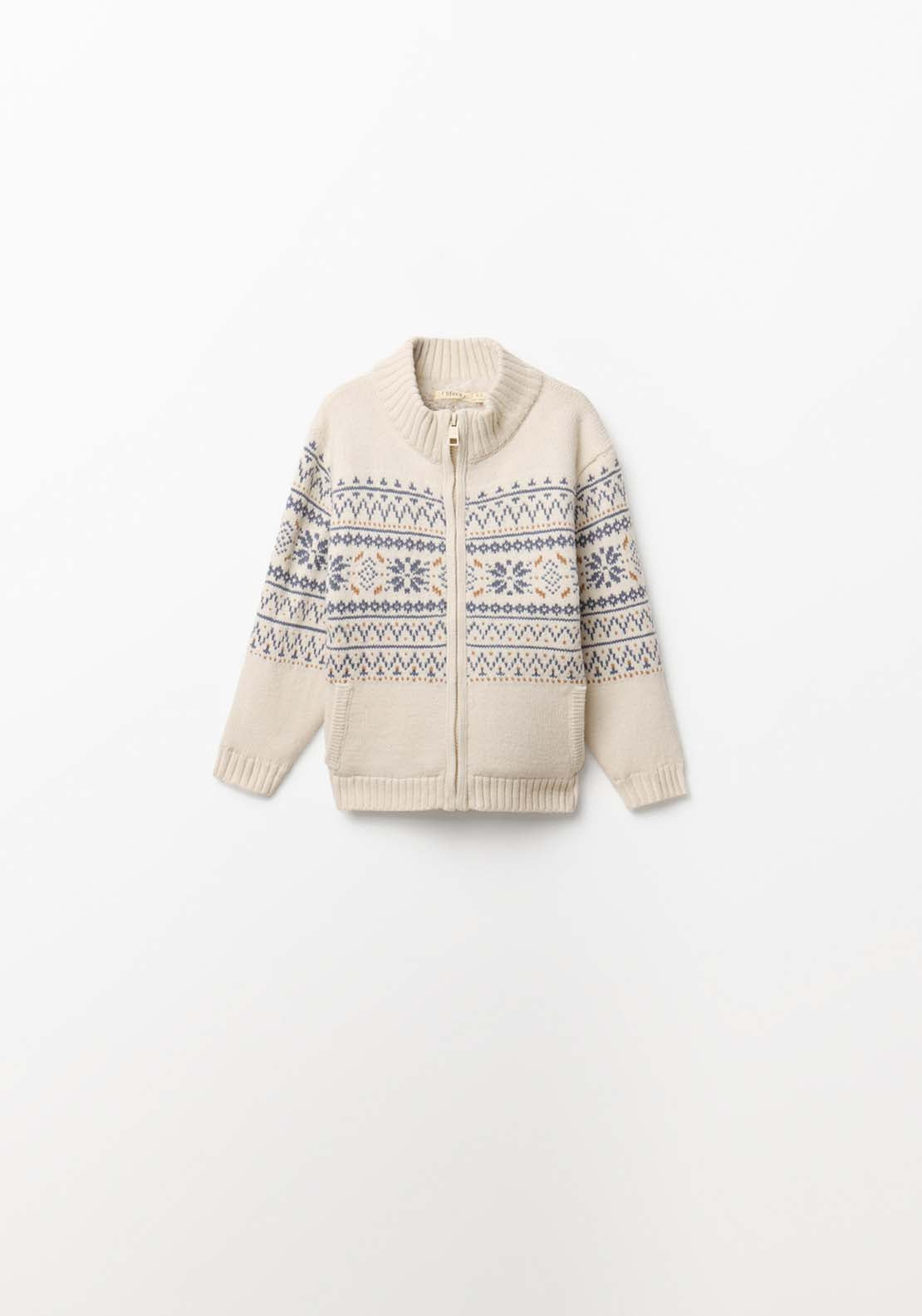 Jacquard Jacket - Cream