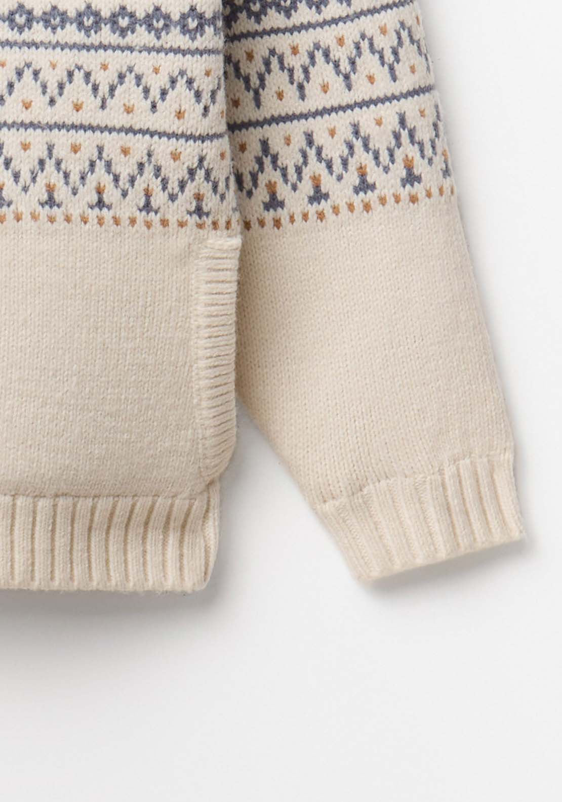 Jacquard Jacket - Cream