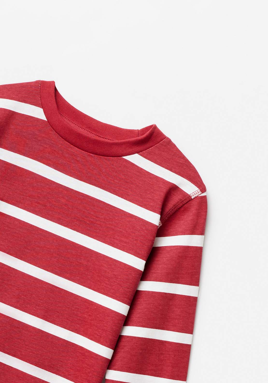 Sfera Boy Striped Tshirt Red - Red 3 Shaws Department Stores