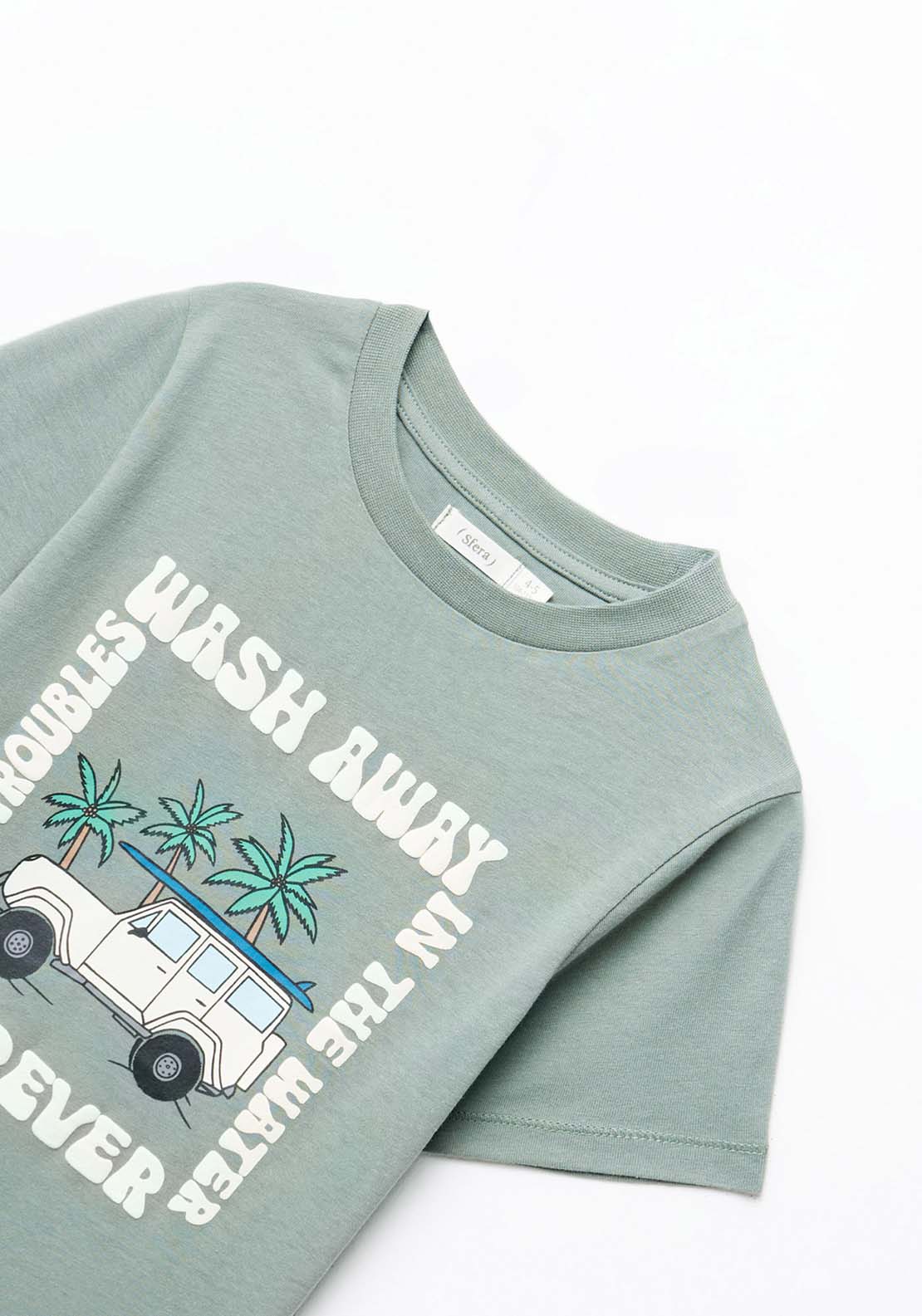 Sfera Jeep T-shirt - Green 5 Shaws Department Stores