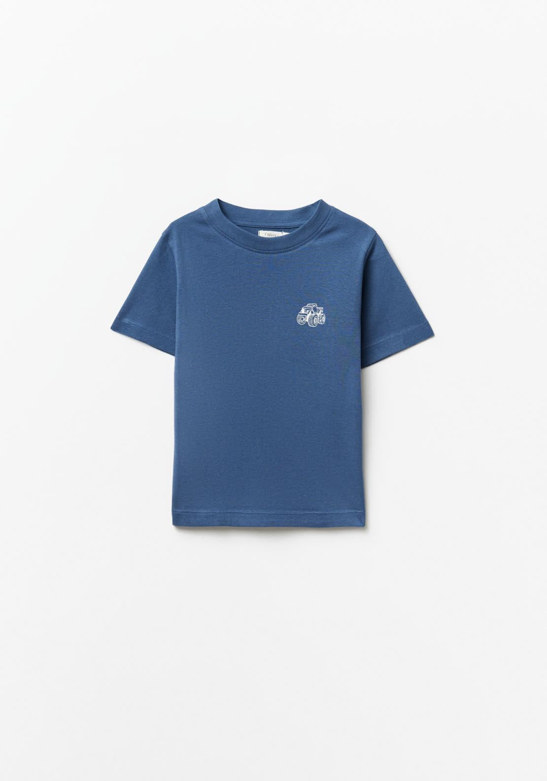 Sfera Plain navy basic t-shirt - Navy 3 Shaws Department Stores