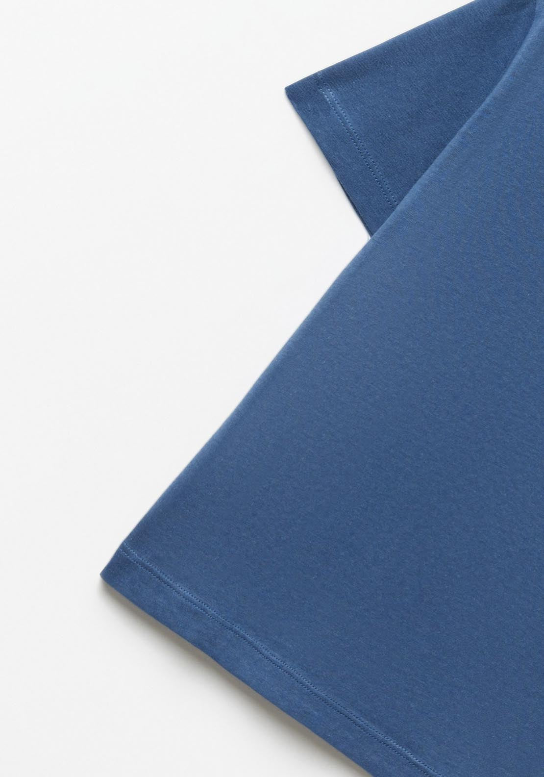 Sfera Plain navy basic t-shirt - Navy 1 Shaws Department Stores