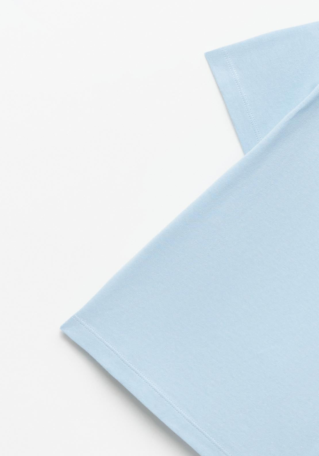 Sfera Plain light blue basic t-shirt - Blue 2 Shaws Department Stores