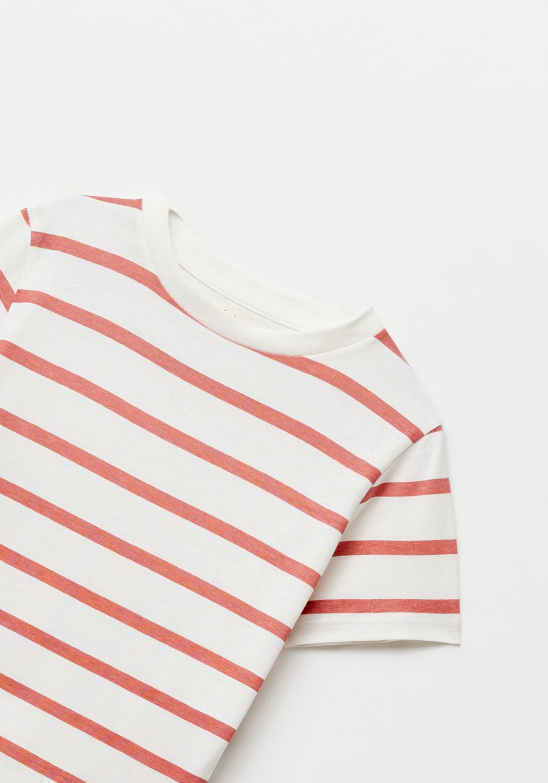 Sfera Striped T-Shirt - Red 2 Shaws Department Stores