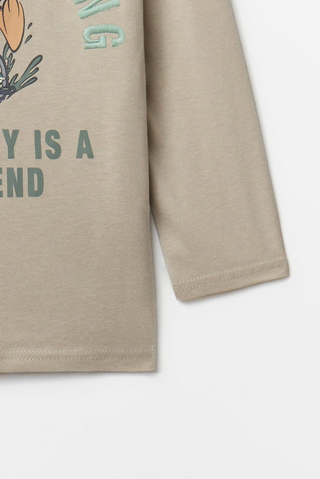 Tasmanian Devil Long Sleeved T-Shirt - Green