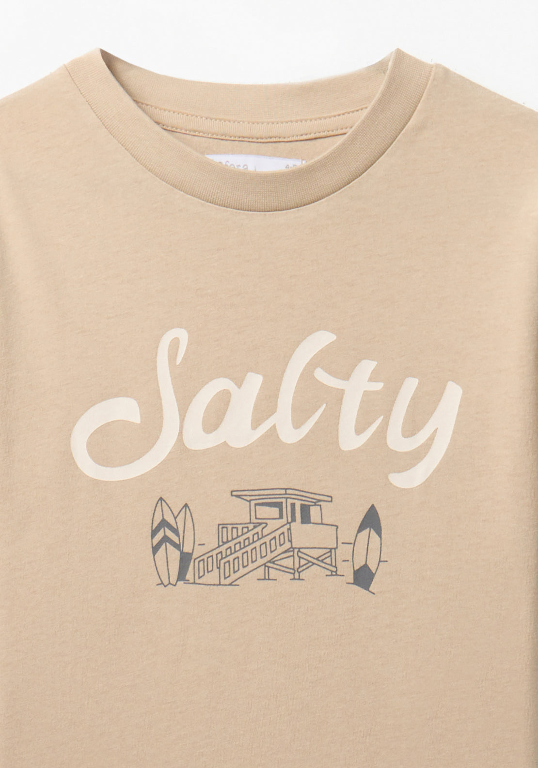 Salty Beach T-Shirt - Beige