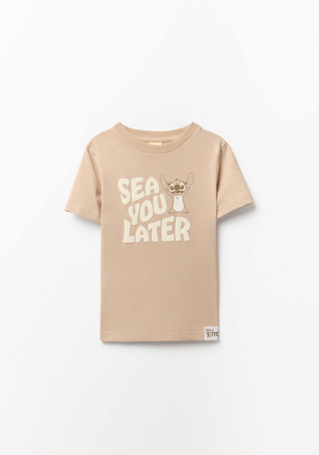 Stitch T-shirt - Beige