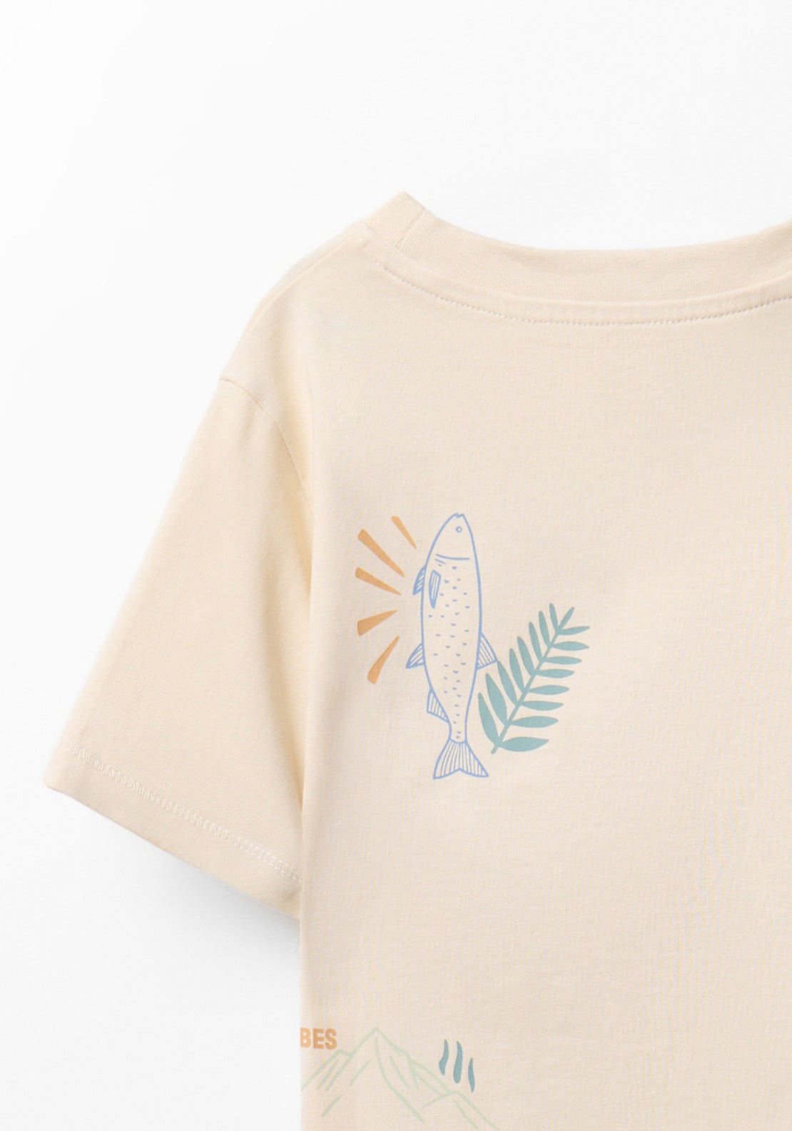 Short Sleeved T-Shirt - Cream