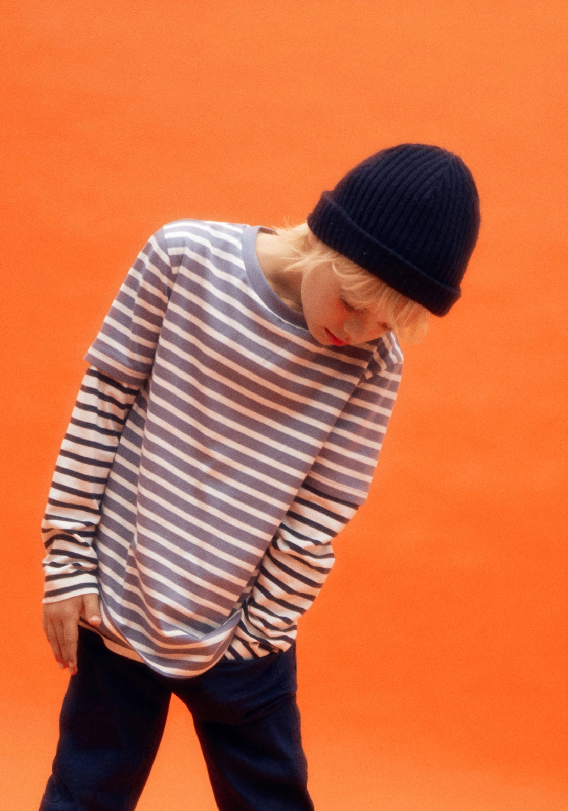 Polka Dot Sweatshirt - Blue