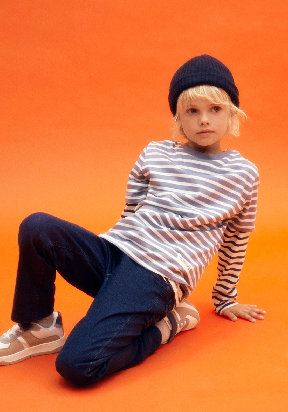 Polka Dot Sweatshirt - Blue