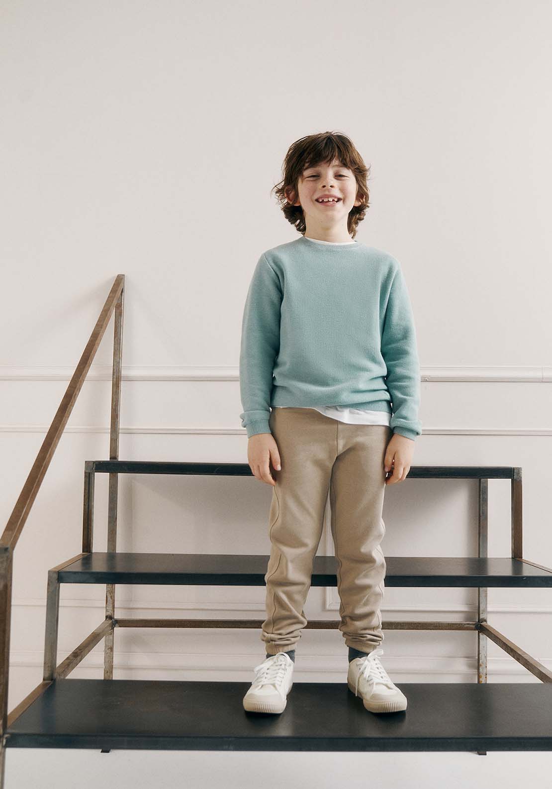 Sfera Basic sweater - Green 1 Shaws Department Stores
