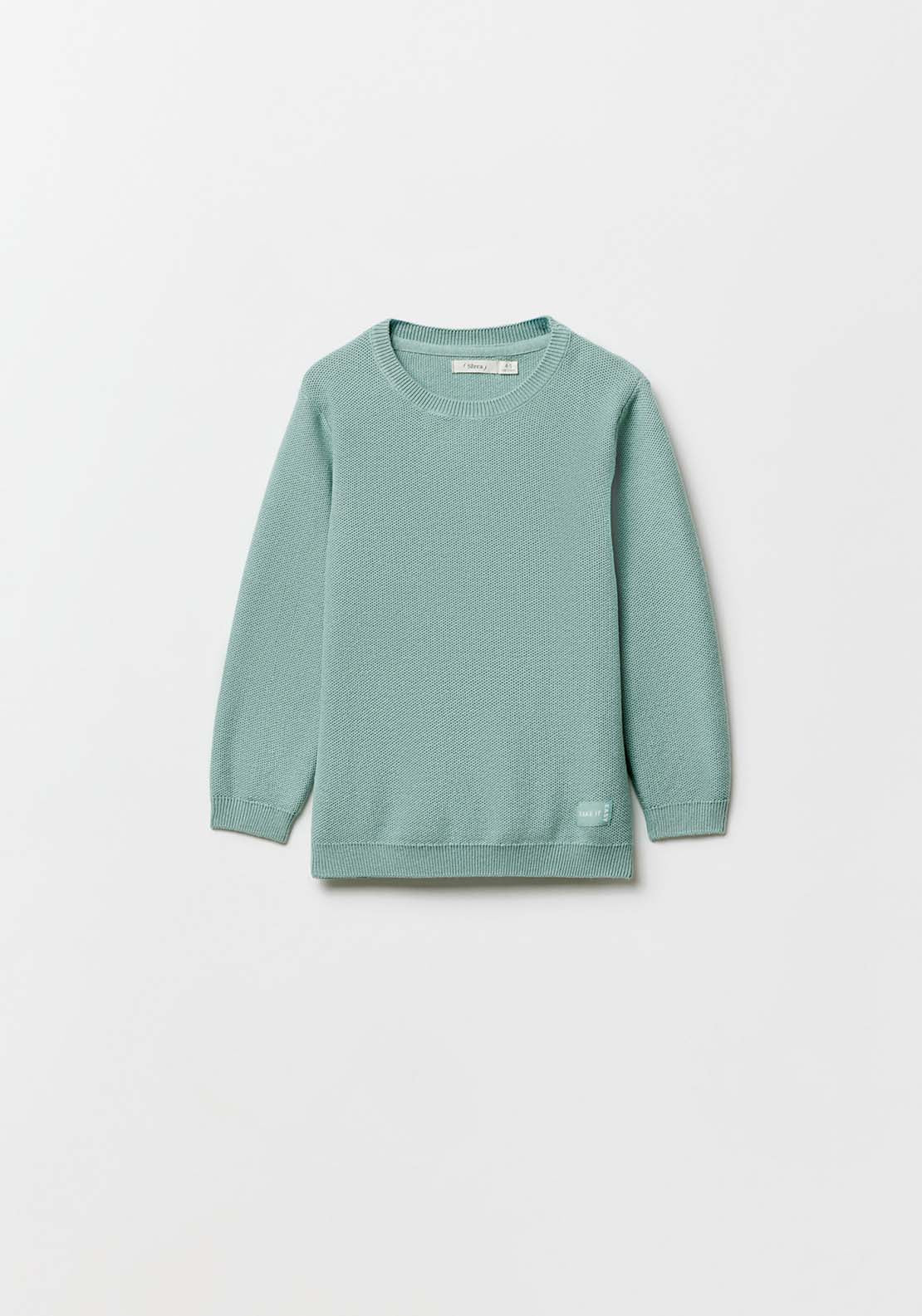 Sfera Basic sweater - Green 4 Shaws Department Stores