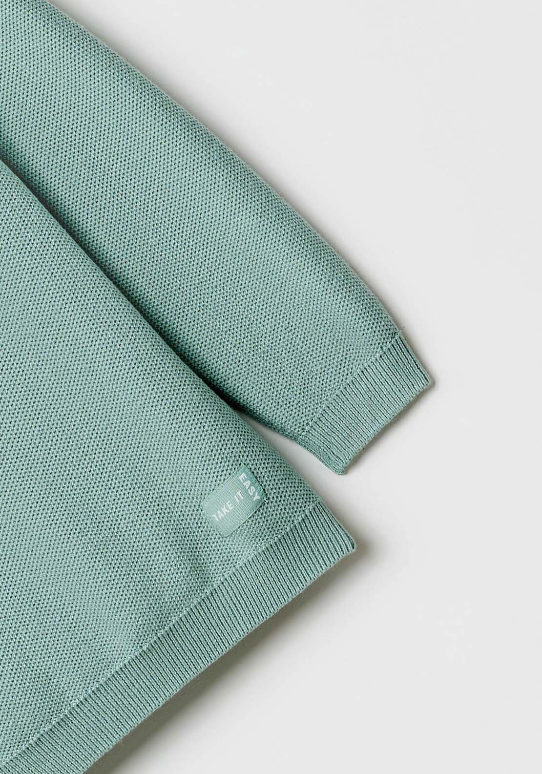 Sfera Basic sweater - Green 6 Shaws Department Stores