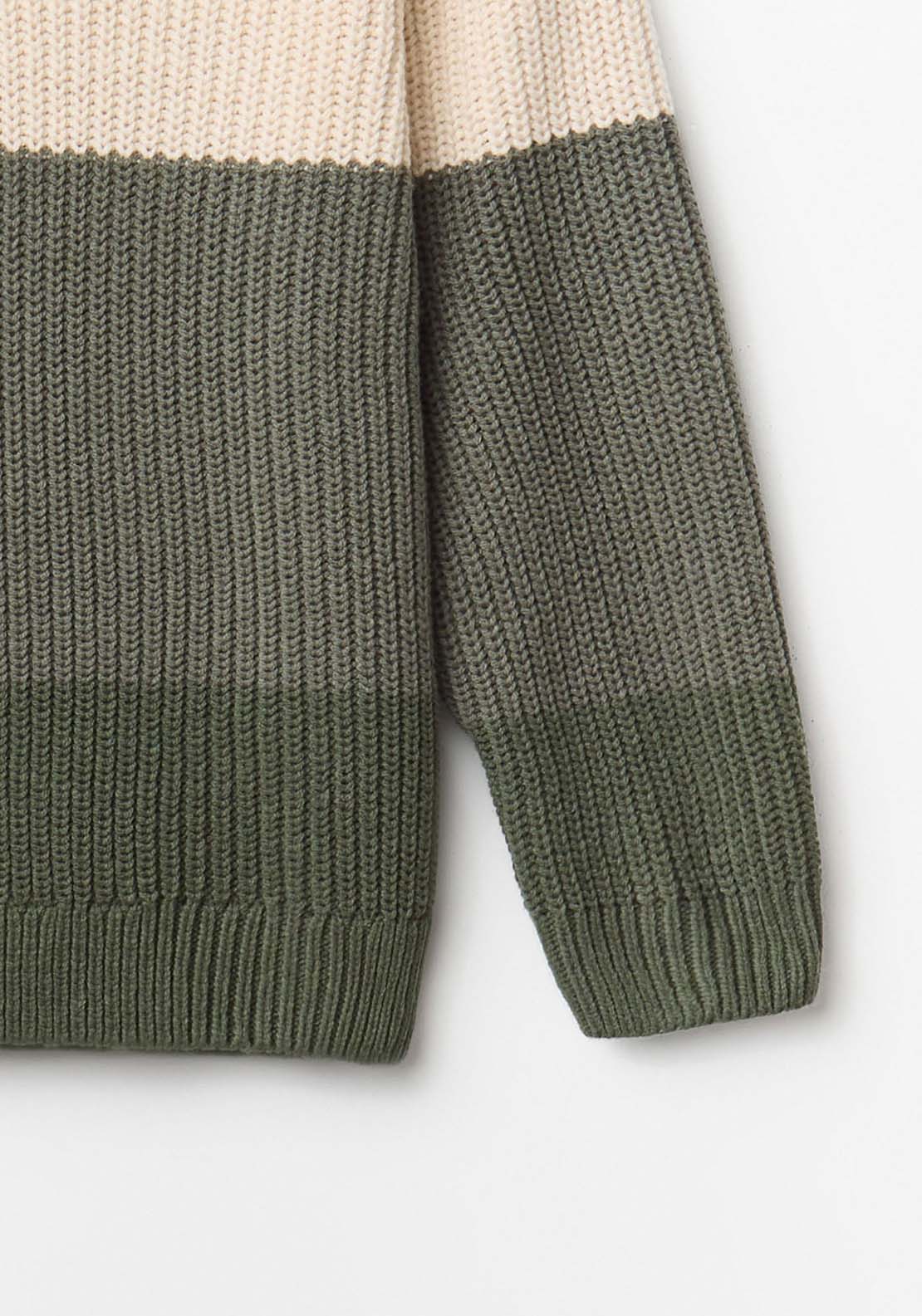 Multicolour Sweater - Green