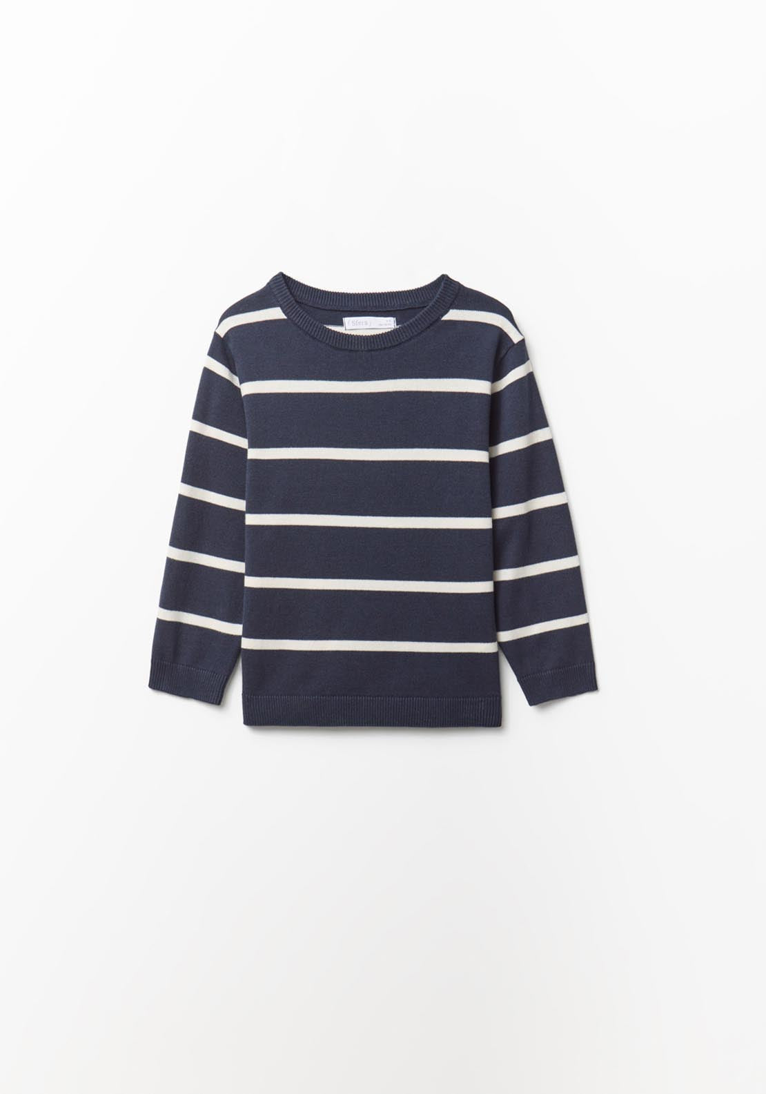 Basic Stripe Sweater - Blue
