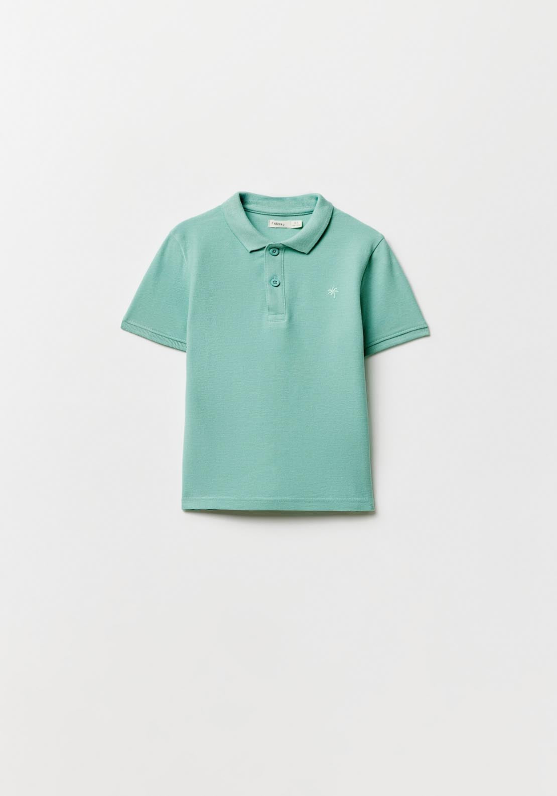 Sfera Basic green polo shirt - Green 1 Shaws Department Stores