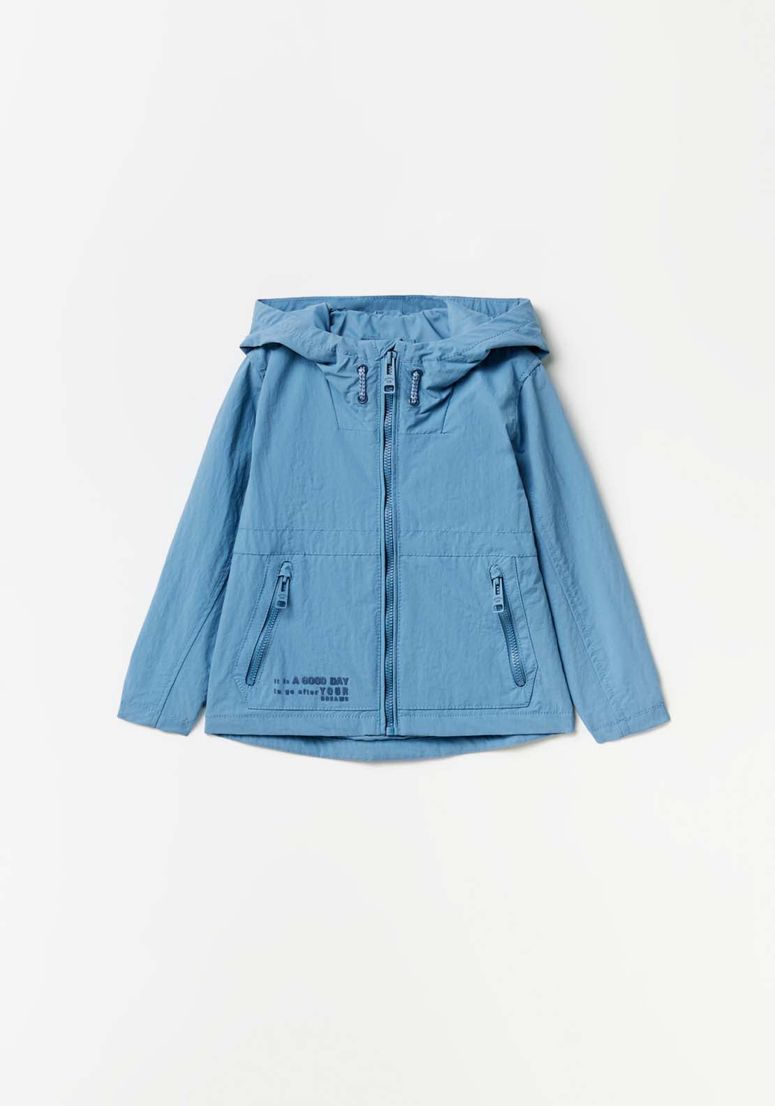 Sfera Hooded Jacket - Blue 3 Shaws Department Stores